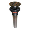 Barclay Products Lavatory Grid Drain with Overflow