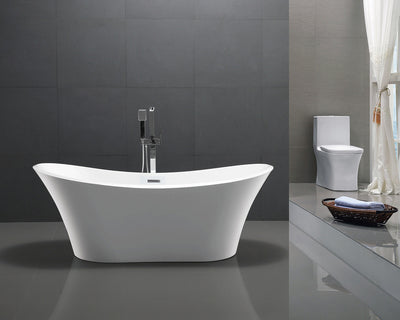 MTD Vanities Torrance 6518 70" Modern Freestanding Acrylic Bathtub
