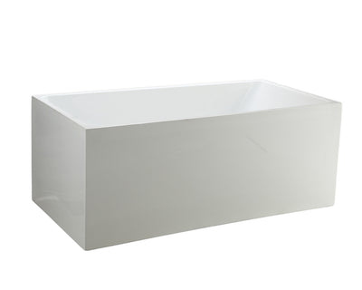 MTD Vanities Long Beach 6816B Modern Freestanding Acrylic Bathtub