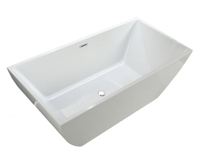 MTD Vanities Dockweiler 6821 Modern Freestanding Acrylic Bathtub