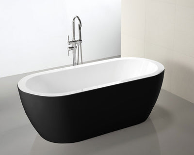 MTD Vanities Venice 6836 Modern Freestanding Soaking Acrylic Bathtub