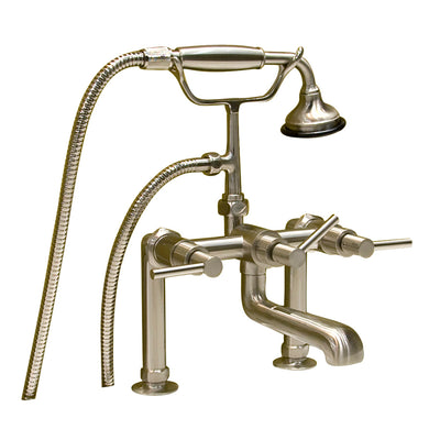 Barclay Products Clawfoot Tub Filler – Cross Handles