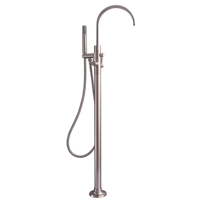 Barclay Products 7954-ML Dixville Freestanding Tub Filler in White Background