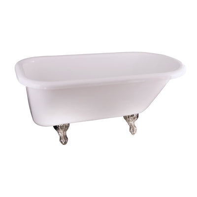 Barclay Products Anthea Dbl Acrylic Roll Top - Affordable Cheap Freestanding Clawfoot Bathtubs Tub