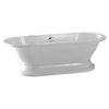 Barclay Products Compton Acrylic Dbl Roll WH - Affordable Cheap Freestanding Clawfoot Bathtubs Tub