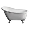 Barclay Products Demille Acrylic Slipper, 51" - Affordable Cheap Freestanding Clawfoot Bathtubs Tub