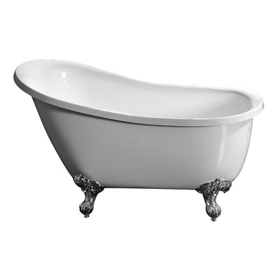 Barclay Products Dorchester Acrylic Slipper, - Affordable Cheap Freestanding Clawfoot Bathtubs Tub