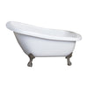Barclay Products Kingston Acrylic Slipper, 67" - Affordable Cheap Freestanding Clawfoot Bathtubs Tub