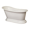 Barclay Products Lancelot Acrylic Slipper - Affordable Cheap Freestanding Clawfoot Bathtubs Tub