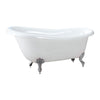 Barclay Products Latham Acrylic Slipper, 67",WH - Affordable Cheap Freestanding Clawfoot Bathtubs Tub