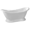 Barclay Products Montgomery Acrylic Dbl Slipper - Affordable Cheap Freestanding Clawfoot Bathtubs Tub