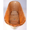 Alfi Brand AB1105 63" Free Standing Cedar Wood Bath Tub - Affordable Cheap Freestanding Clawfoot Bathtubs Tub