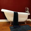 Cambridge Plumbing Acrylic Slipper Bathtub 61" X 28" - Affordable Cheap Freestanding Clawfoot Bathtubs Tub