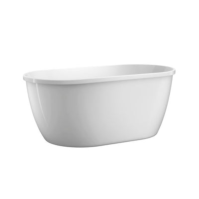Barclay Preston 67″ Acrylic Freestanding Tub Front View in White Background