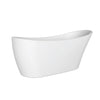Barclay - Lydia 65" Acrylic Slipper Tub with Integrated Drain and Overflow - ATSN65IG