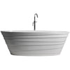 Control Brand True Solid Surface Soaking Tub - “Wave” - Affordable Cheap Freestanding Clawfoot Bathtubs Tub