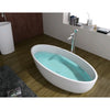 Control Brand True Solid Surface Soaking Tub - “Zen” - Affordable Cheap Freestanding Clawfoot Bathtubs Tub