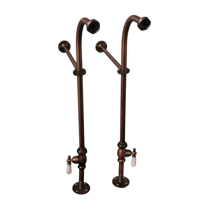 Barclay - Columbus 61" Cast Iron Double Roll Top Tub Kit - Oil Rubbed Bronze Accessories Barclay Products