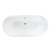 Barclay - Columbus 61" Cast Iron Double Roll Top Tub Kit - Polished Brass Accessories Barclay Products