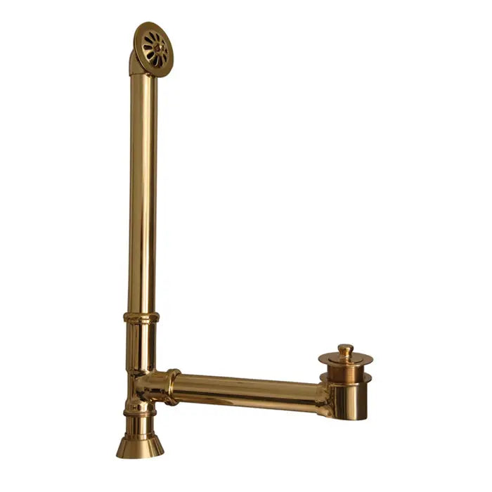 Barclay - Columbus 61" Cast Iron Double Roll Top Tub Kit - Polished Brass Accessories Barclay Products