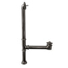 Barclay Columbus 61" Cast Iron Double Roll Top Tub Kit - Polished Chrome Accessories Barclay Products