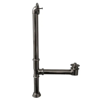 Barclay Columbus 61" Cast Iron Double Roll Top Tub Kit - Polished Chrome Accessories Barclay Products