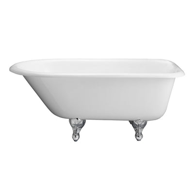 Barclay Products Ballard Cast Iron Roll Top WH - Affordable Cheap Freestanding Clawfoot Bathtubs Tub