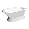 Barclay Products Chadwick Cast Iron Roll Top - Affordable Cheap Freestanding Clawfoot Bathtubs Tub