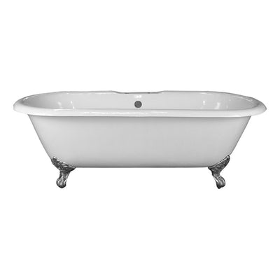 Barclay Products Columbus Cast Iron Dbl Roll WH - Affordable Cheap Freestanding Clawfoot Bathtubs Tub