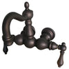 Kingston Brass CC1001T Vintage 3-3/8" Wall Mount Tub Filler - Affordable Cheap Freestanding Clawfoot Bathtubs Tub