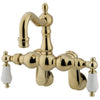 Kingston Brass CC1083T Vintage Wall Mount Tub Filler with Adjustable Centers - Affordable Cheap Freestanding Clawfoot Bathtubs Tub