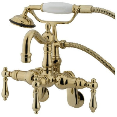 Kingston Brass CC1301T Vintage Wall Mount Tub Filler with Adjustable Centers - Affordable Cheap Freestanding Clawfoot Bathtubs Tub