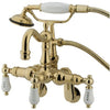 Kingston Brass CC1303T Vintage Wall Mount Tub Filler with Adjustable Centers - Affordable Cheap Freestanding Clawfoot Bathtubs Tub