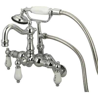 Kingston Brass CC1303T Vintage Wall Mount Tub Filler with Adjustable Centers - Affordable Cheap Freestanding Clawfoot Bathtubs Tub