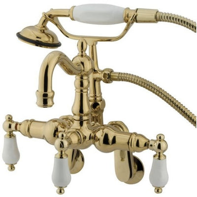 Kingston Brass CC1305T Vintage Wall Mount Tub Filler with Adjustable Centers - Affordable Cheap Freestanding Clawfoot Bathtubs Tub