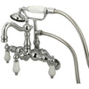 Kingston Brass CC1305T Vintage Wall Mount Tub Filler with Adjustable Centers - Affordable Cheap Freestanding Clawfoot Bathtubs Tub