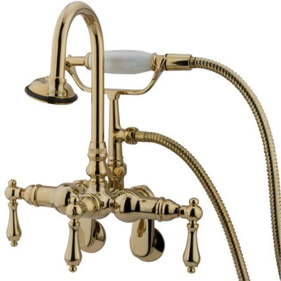 Kingston Brass CC301T Vintage Wall Mount Tub Filler with Adjustable Centers - Affordable Cheap Freestanding Clawfoot Bathtubs Tub