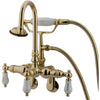 Kingston Brass CC303T Vintage Wall Mount Tub Filler with Adjustable Centers - Affordable Cheap Freestanding Clawfoot Bathtubs Tub