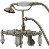 Kingston Brass CC421T Vintage Wall Mount Tub Filler with Adjustable Centers - Affordable Cheap Freestanding Clawfoot Bathtubs Tub