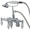 Kingston Brass CC421T Vintage Wall Mount Tub Filler with Adjustable Centers - Affordable Cheap Freestanding Clawfoot Bathtubs Tub