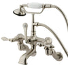 Kingston Brass CC457T Vintage Wall Mount Tub Filler with Adjustable Centers - Affordable Cheap Freestanding Clawfoot Bathtubs Tub