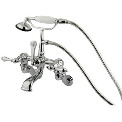 Kingston Brass CC457T Vintage Wall Mount Tub Filler with Adjustable Centers - Affordable Cheap Freestanding Clawfoot Bathtubs Tub
