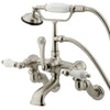 Kingston Brass CC459T Vintage Wall Mount Tub Filler with Adjustable Centers - Affordable Cheap Freestanding Clawfoot Bathtubs Tub