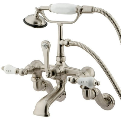 Kingston Brass CC461T Vintage Wall Mount Tub Filler with Adjustable Centers - Affordable Cheap Freestanding Clawfoot Bathtubs Tub