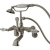 Kingston Brass CC53T Vintage Wall Mount Tub Filler with Adjustable Centers - Affordable Cheap Freestanding Clawfoot Bathtubs Tub