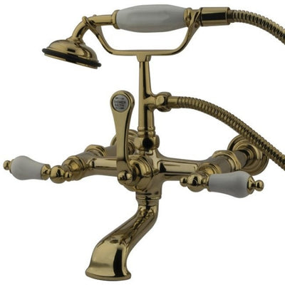 Kingston Brass CC543T Vintage 7" Wall Mount Tub Filler - Affordable Cheap Freestanding Clawfoot Bathtubs Tub