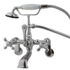 Kingston Brass CC57T Vintage Wall Mount Tub Filler with Adjustable Centers - Affordable Cheap Freestanding Clawfoot Bathtubs Tub