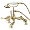 Kingston Brass CC651T Vintage Deck Mount Tub Filler with Adjustable Centers - Affordable Cheap Freestanding Clawfoot Bathtubs Tub