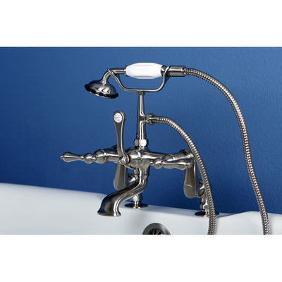 Kingston Brass CC651T Vintage Deck Mount Tub Filler with Adjustable Centers - Affordable Cheap Freestanding Clawfoot Bathtubs Tub