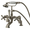 Kingston Brass CC657T Vintage Deck Mount Tub Filler with Adjustable Centers - Affordable Cheap Freestanding Clawfoot Bathtubs Tub